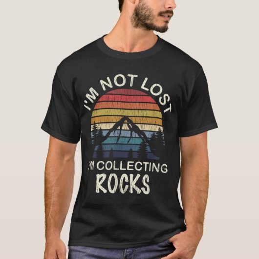 Rock Collecting - Geoloog - Rock Collector T-shirt (Voorkant)