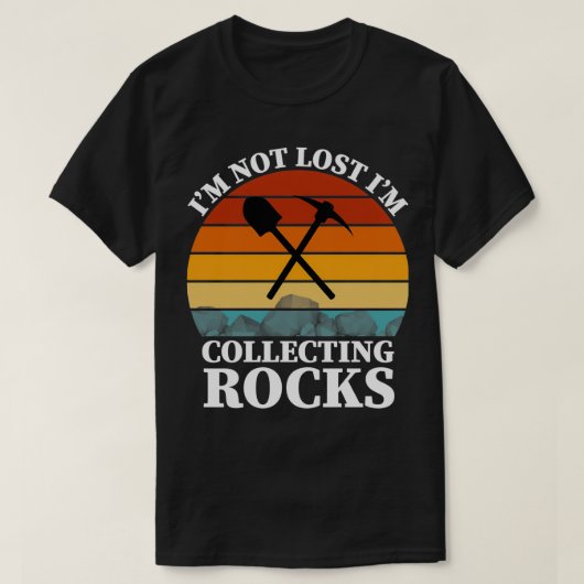 Rock Collecting Rock Hunting T-shirt (Design voorkant)