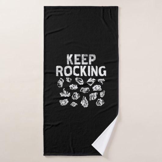 Rock Collector - Blijf Rocken Badhanddoek (Badhanddoek)