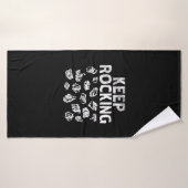 Rock Collector - Blijf Rocken Badhanddoek (Badhanddoek)