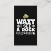 Rock Collector - Funny Geologist Mineral Geology Visitekaartje (Voorkant)