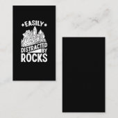 Rock Collector Geologist Funny Geology Visitekaartje (Voorkant / Achterkant)