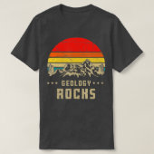 Rock Collector Geologist Mountains Natuur Retro Ge T-shirt (Design voorkant)