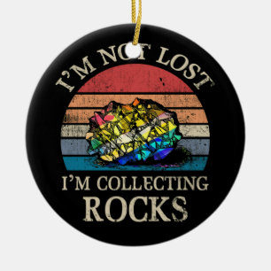 Rock Collector Geologist Rock Collector  Keramisch Ornament