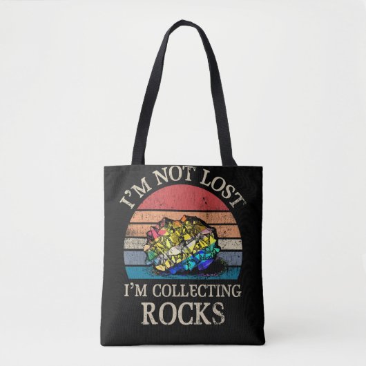 Rock Collector Geologist Rock Collector  Tote Bag (Voorkant)