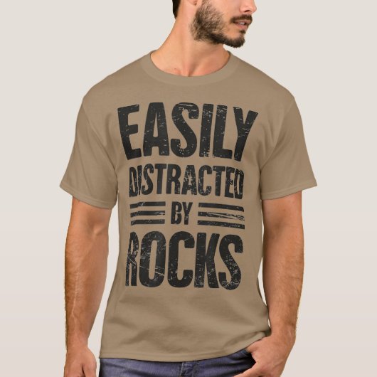 Rock Collector Geology Mineral Rockhounding T-shirt (Voorkant)