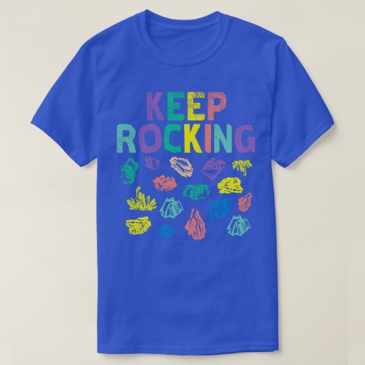 Rock Collector Keep Rocking 2 T-shirt (Design voorkant)