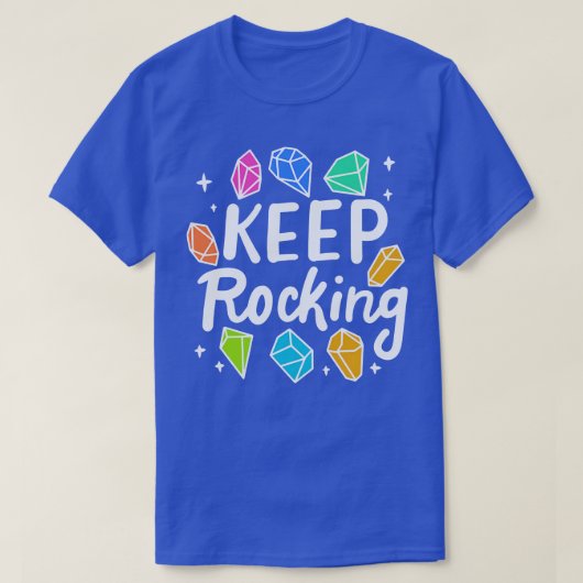 Rock Collector Keep Rocking 3 T-shirt (Design voorkant)