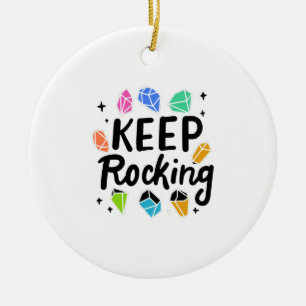 Rock Collector - Keep Rocking Keramisch Ornament
