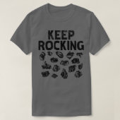 Rock Collector Keep Rocking T-shirt (Design voorkant)