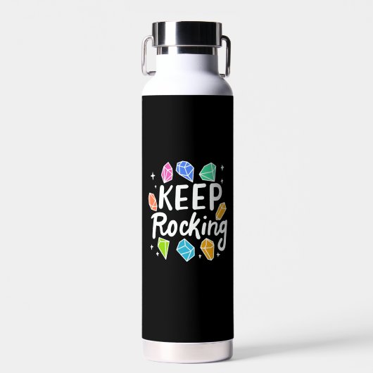 Rock Collector - Keep Rocking Waterfles (Voorkant)