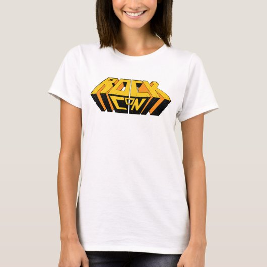 Rock-Con T-shirt voor vrouwen (Voorkant)