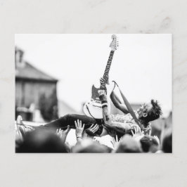 Rock concert briefkaart