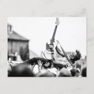 Rock concert briefkaart