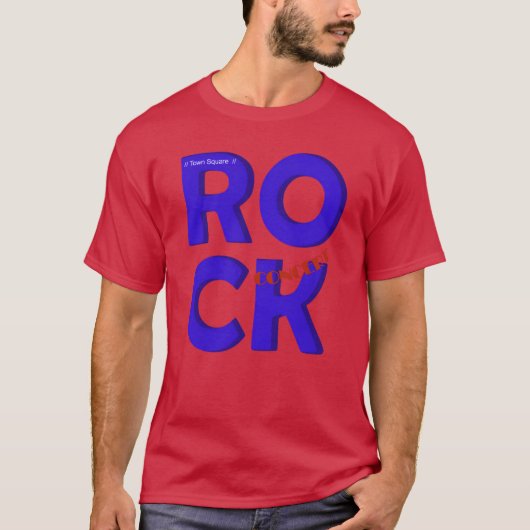 Rock Concert funny T-shirt (Voorkant)