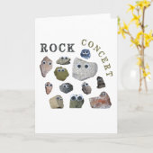 Rock Concert Kaart (Gele Bloem)