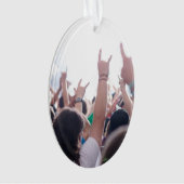 Rock Concert Publiek Ornament (voorkant)