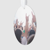 Rock Concert Publiek Ornament (voorkant)