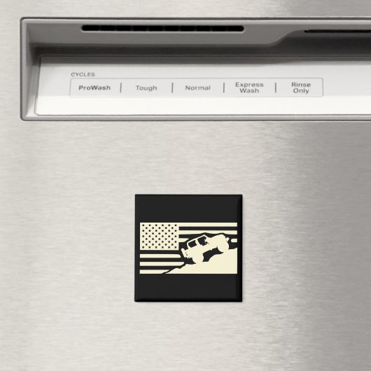 Rock Crawler American Flag #USAPatriotGraphics © Magneet (Insitu (Vaatwasser))