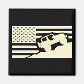 Rock Crawler American Flag #USAPatriotGraphics © Magneet (Voorkant)