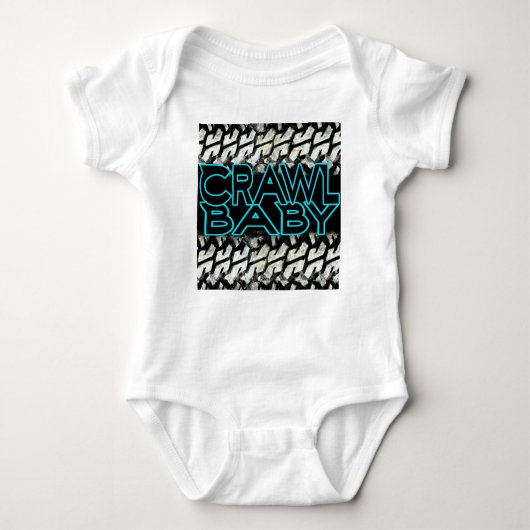 Rock Crawling T-shirt voor Baby Crawlers (Voorkant)