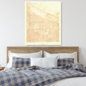 Rock Creek-vierhoek met San Andreas Rift Canvas Afdruk (Insitu (Slaapkamer))