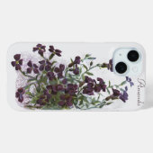 Rock Cress Ornamental Flowering Plant Illustration Case-Mate iPhone Case (Achterkant (horizontaal))