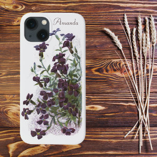 Rock Cress Ornamental Flowering Plant Illustration Case-Mate iPhone Case