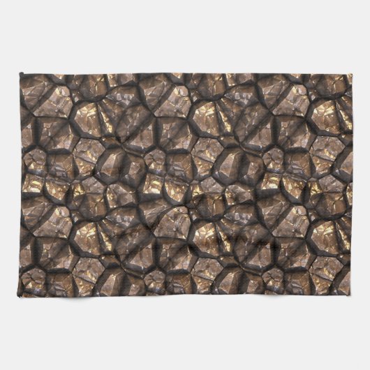 Rock Crystals 1 Kitchen Towel Theedoek (Horizontaal)