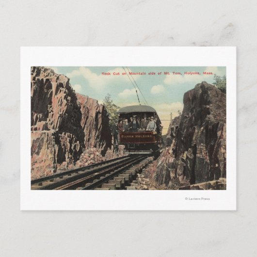 Rock Cut op Mt. Tom Briefkaart (Voorkant)