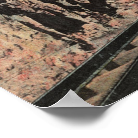 Rock Cut op Mt. Tom Poster (Hoek)