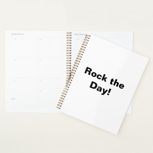 Rock de dag! planner (Display)