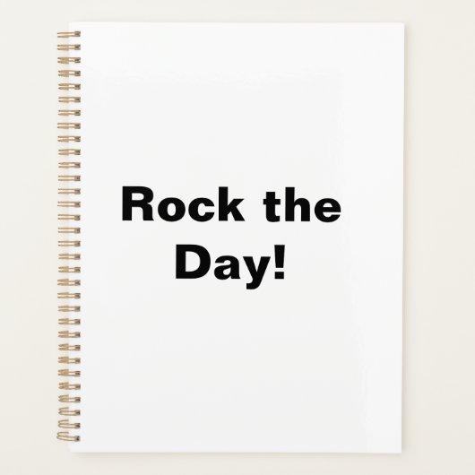 Rock de dag! planner (Voorkant)