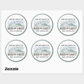 Rock de jacht ronde sticker (Vel)