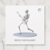 Rock de planeet bedankjes labels (Achterkant)