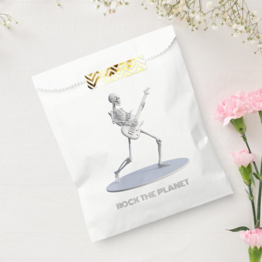 Rock de planeet bedankzakje (Gezegeld)