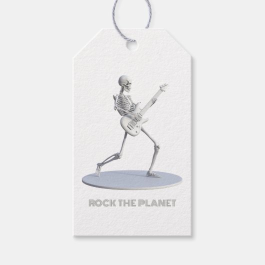 Rock de planeet cadeaulabel (Voorkant)