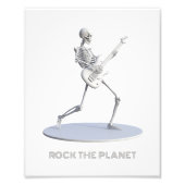 Rock de planeet foto afdruk (Voorkant)