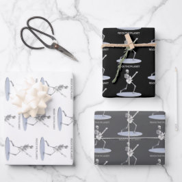 Rock de planeet inpakpapier vel