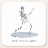 Rock de planeet kartonnen onderzetters (Voorkant)