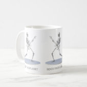 Rock de planeet koffiemok (Voorkant links)