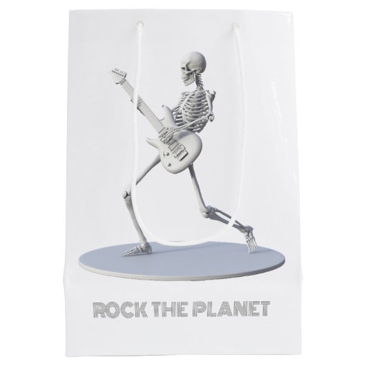 Rock de planeet medium cadeauzakje (Achterkant)
