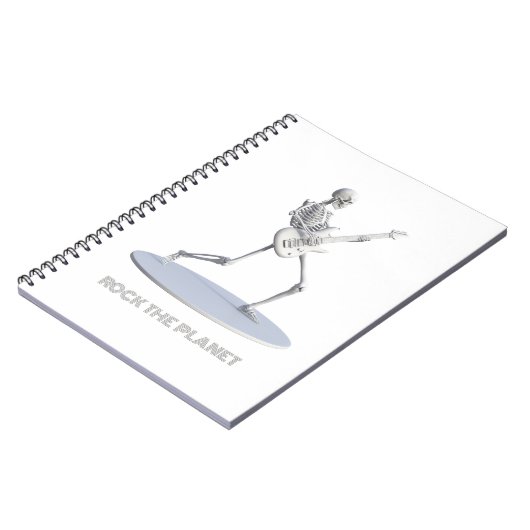 Rock de planeet notitieboek (Linkerzijde)