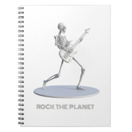 Rock de planeet notitieboek