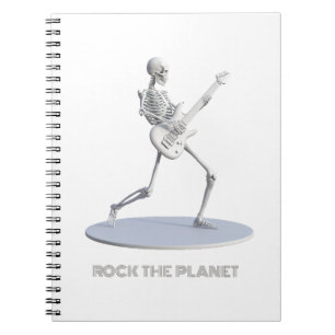 Rock de planeet notitieboek