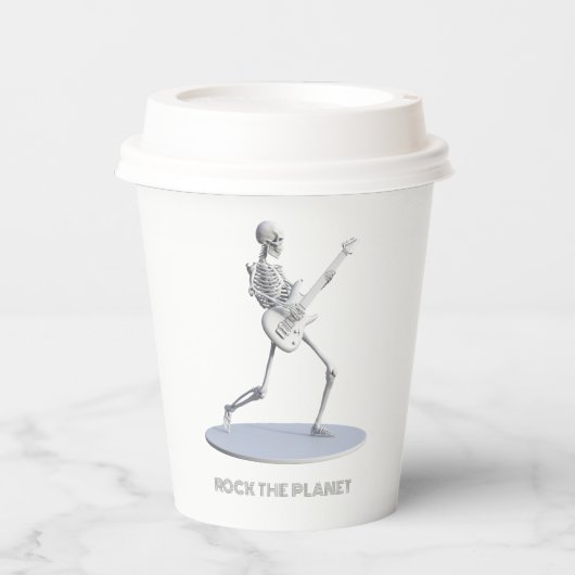 Rock de planeet papieren bekers (Voorkant)