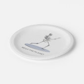 Rock de planeet papieren bordje (Gekanteld)