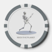 Rock de planeet poker chips (Voorkant)