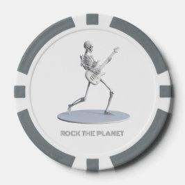 Rock de planeet poker chips