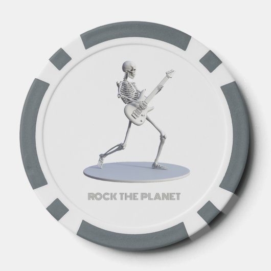 Rock de planeet poker chips (Achterkant)